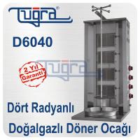 Doğalgazlı Dörtlü Döner Ocağı