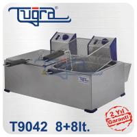 FRİTÖZ 8+8 LT ÇİFTLİ