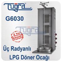 Lpgli Üçlü Döner Ocağı