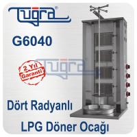 Lpgli Dörtlü  Döner Ocağı