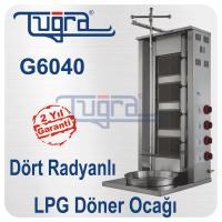 Lpgli Dörtlü  Döner Ocağı